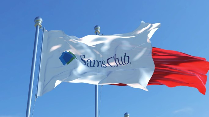 山姆会员旗帜