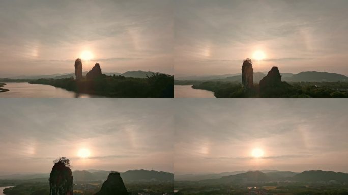 广东阳春马兰村稻田喀斯特地貌