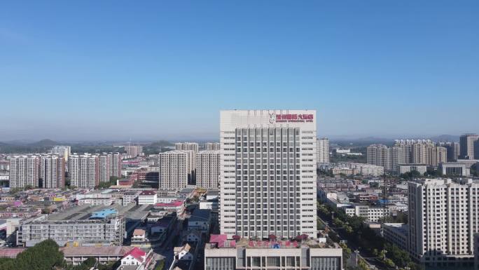 酒店 建筑 滦洲 航拍 城市 街景