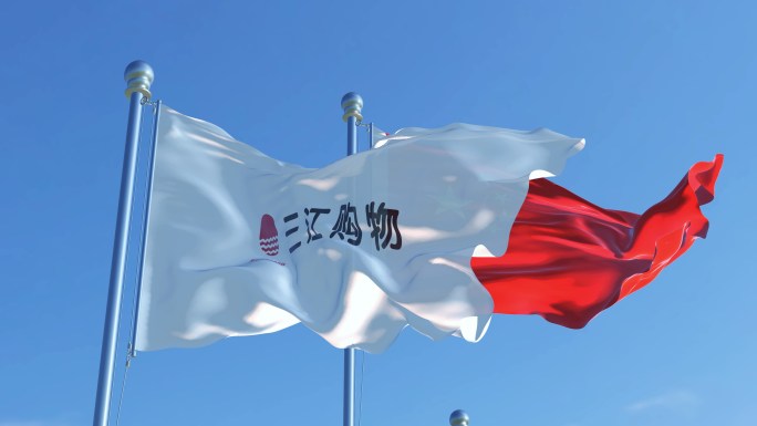 三江购物旗帜