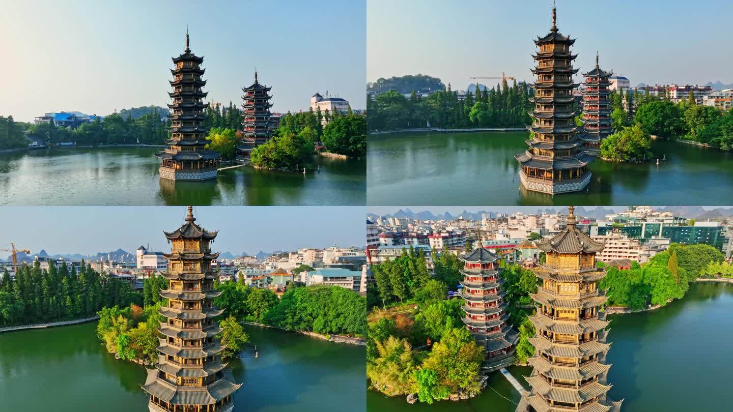 广西桂林市日月双塔文化公园