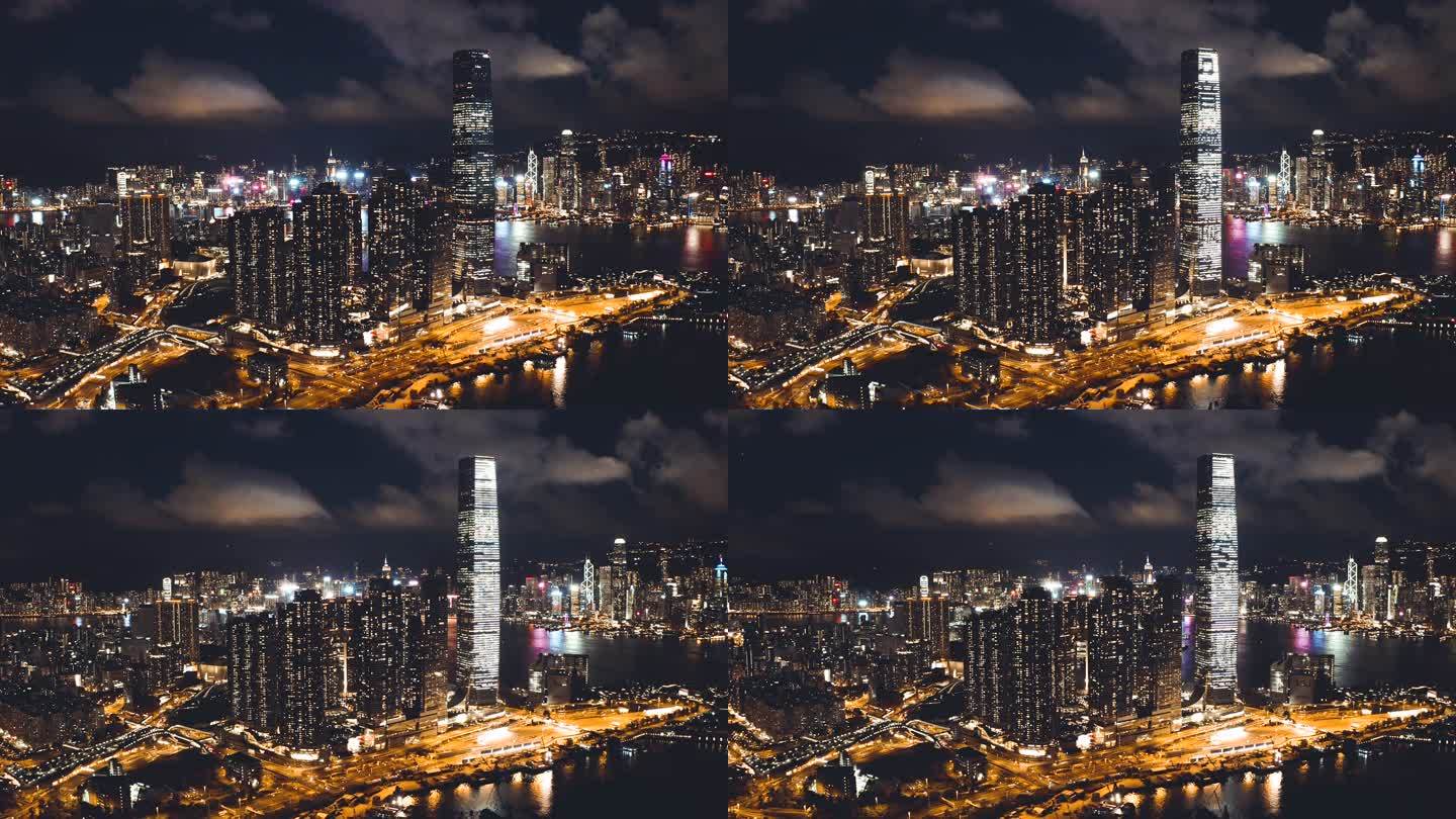 香港维多利亚港夜景