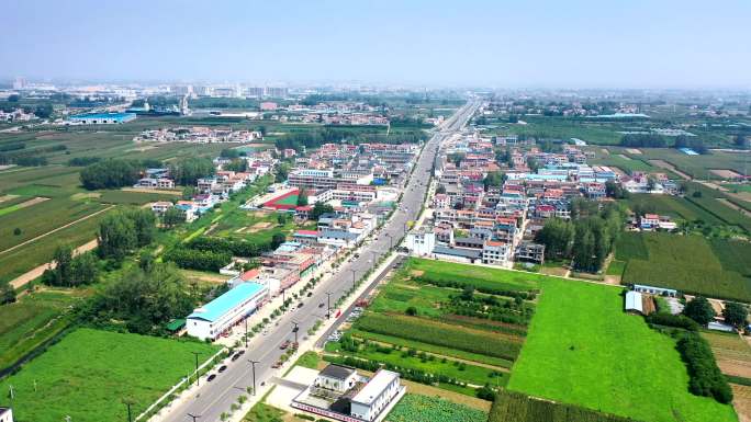 华北平原平原地区乡镇农田农村城市周边