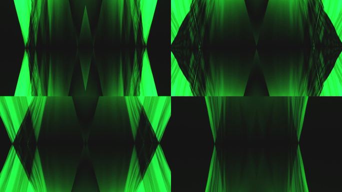 【4K时尚背景】绿色光影艺术抽象动态视觉
