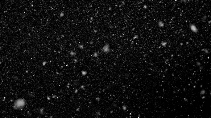 4k分辨率粒子摘要降雪背景