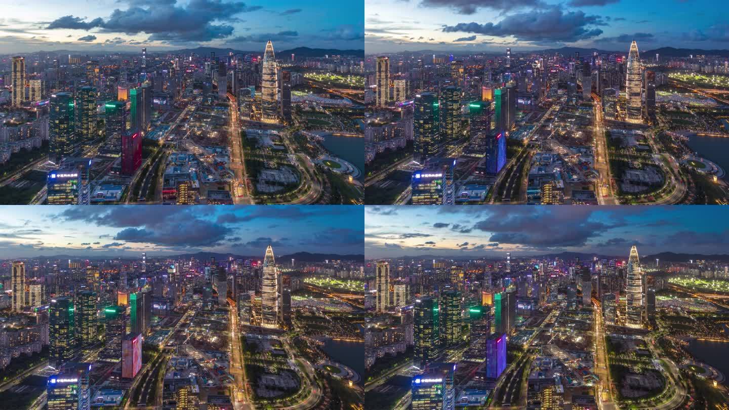 深圳后海城市夜景