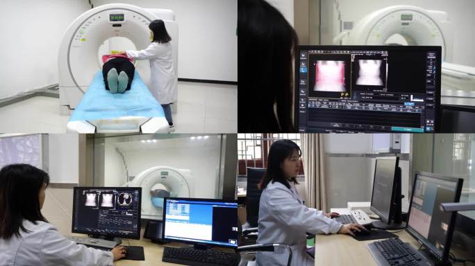 乡镇医院放射科CT扫描