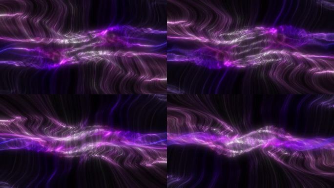 彩色抽象光丝动态粒子背景3