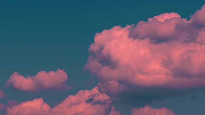 美景：粉色的云