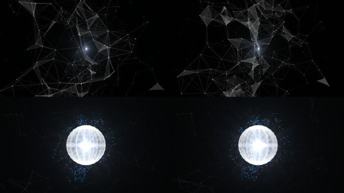 虚拟空间形成球体