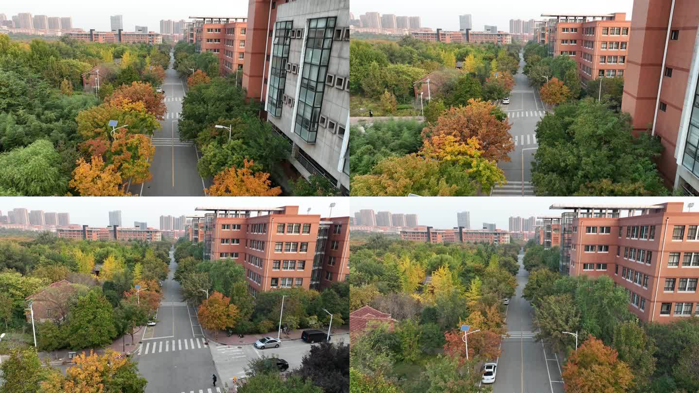 航拍 山东建筑大学