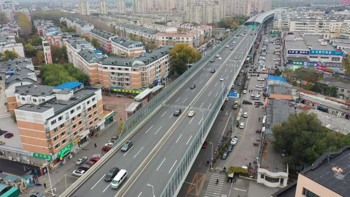 沈阳市沈河区长青街航拍