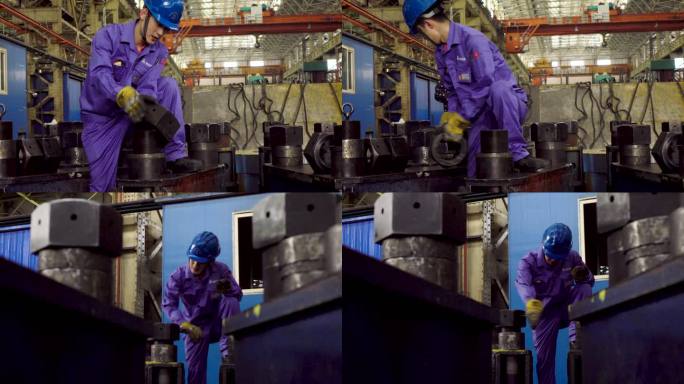 工厂车间 数控机床 零件加工 装备制造