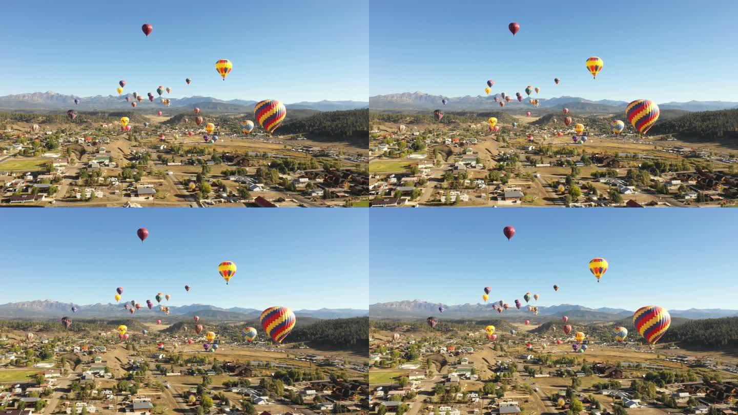 科罗拉多热气球被无人机看到