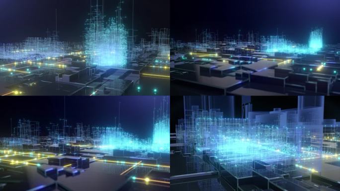 AI电路 科技城市