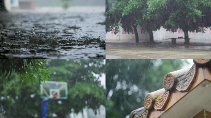 各种下雨雨点雨滴