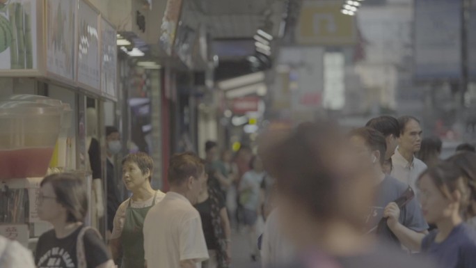 老香港 夜色 光影 市井街头 未调色