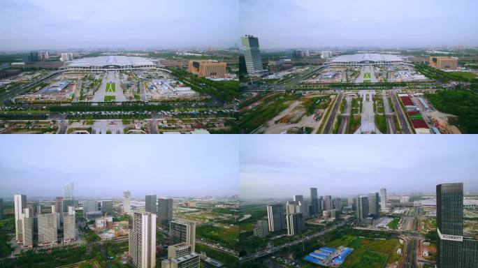 4K航拍广州南站新城第一集完整版