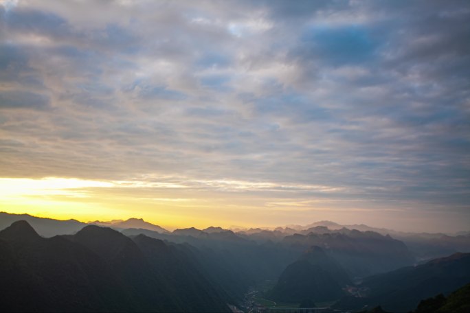 桂林山水 风云变化