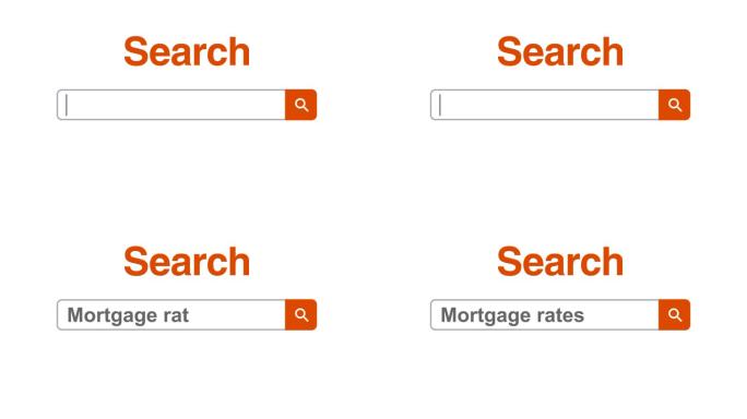 Web浏览器或带有搜索框的网页，键入用于internet搜索的文本