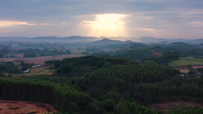 大山 乡村景色 美丽乡村