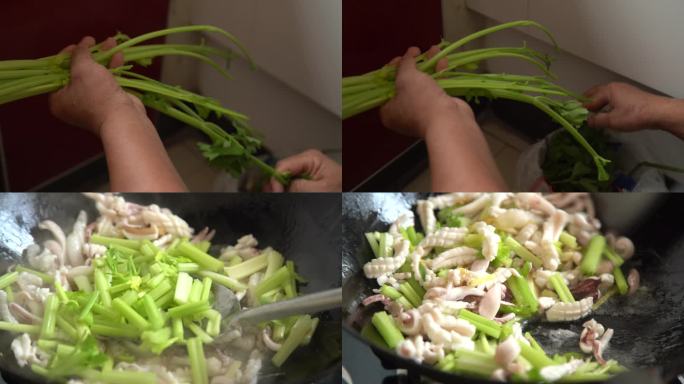 美食制作 食材处理 起锅烧油 厨房烧菜