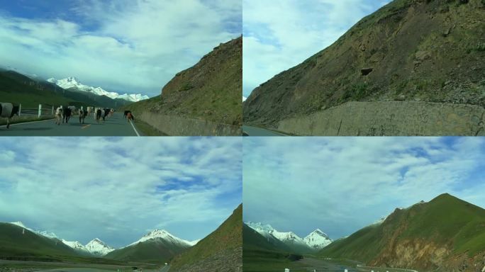 新疆独库公路南段壮丽景色