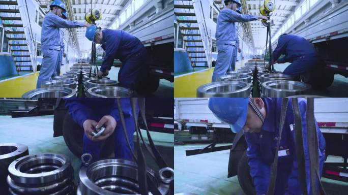 工厂车间 数控机床 零件加工 装备制造