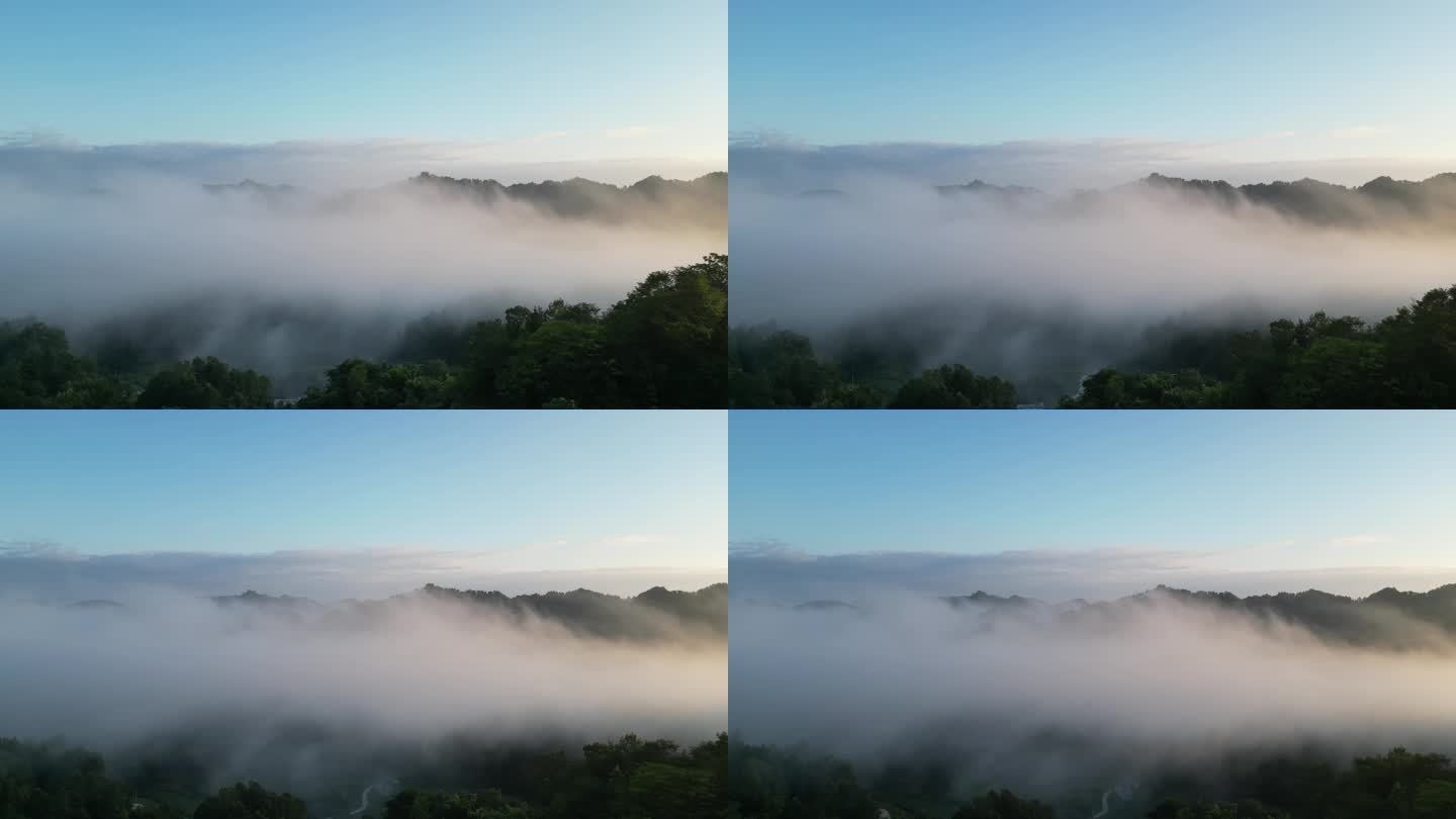 云雾袅绕的云贵高原自然风光