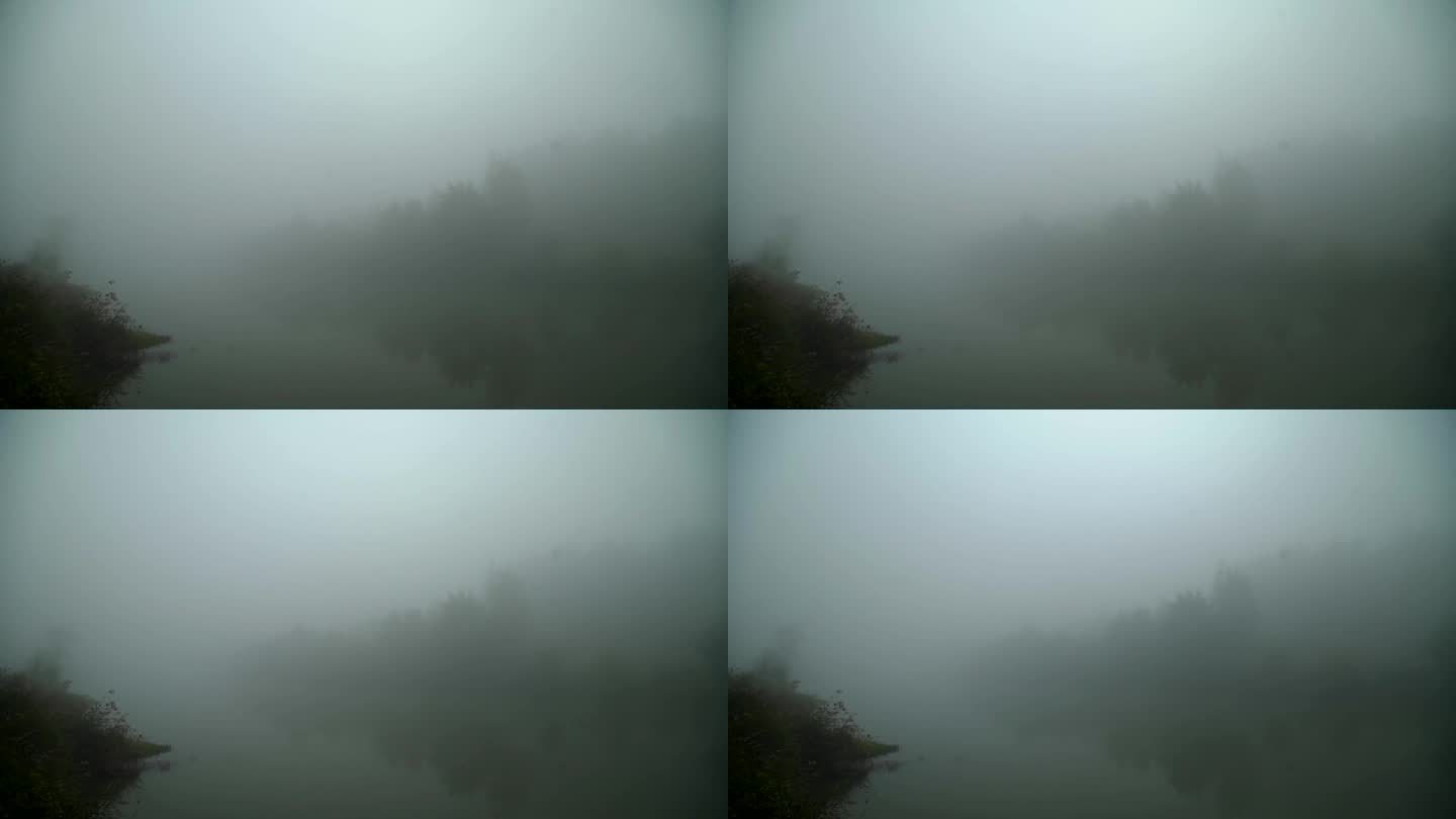 河边的大雾延时