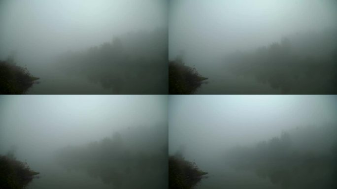 河边的大雾延时