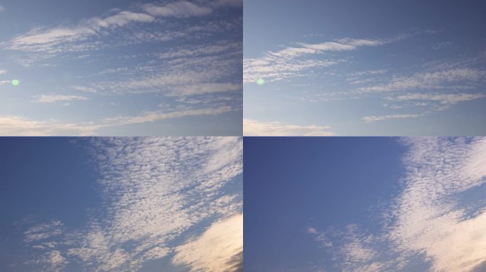 天空的云彩延时摄影