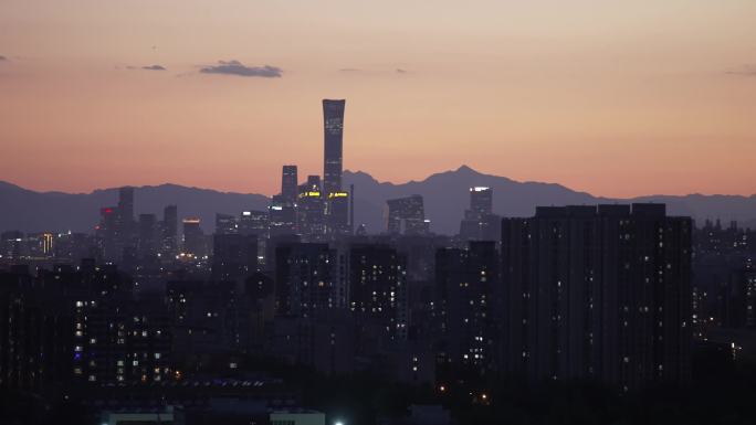 北京城市夜晚