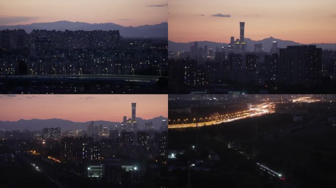 北京城市夜晚