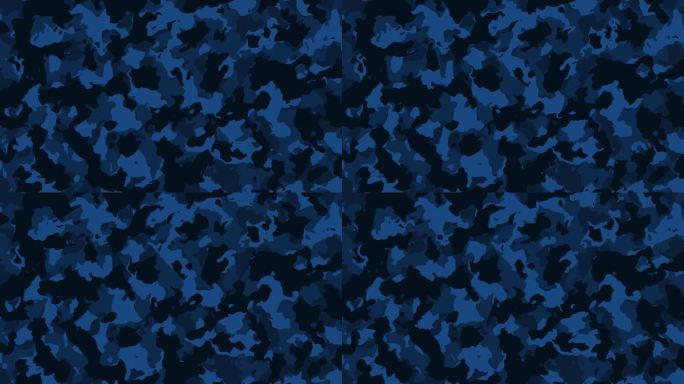彩色美军和军用数字迷彩织物纹理背景。库存视频拷贝空间