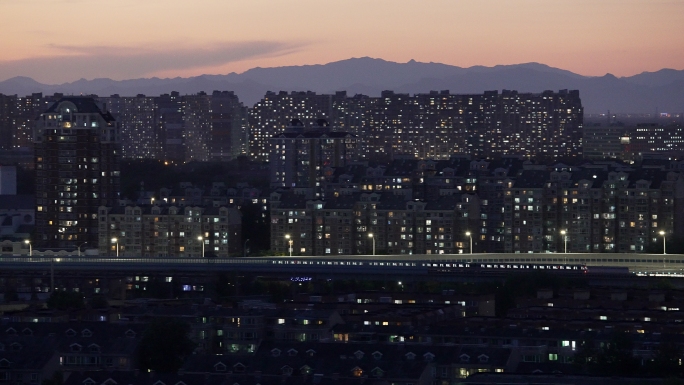 北京城市夜晚