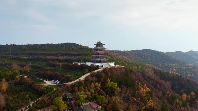 渭源县老君山城市大景1