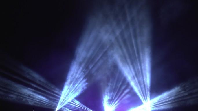 舞台上的LED灯光音乐会