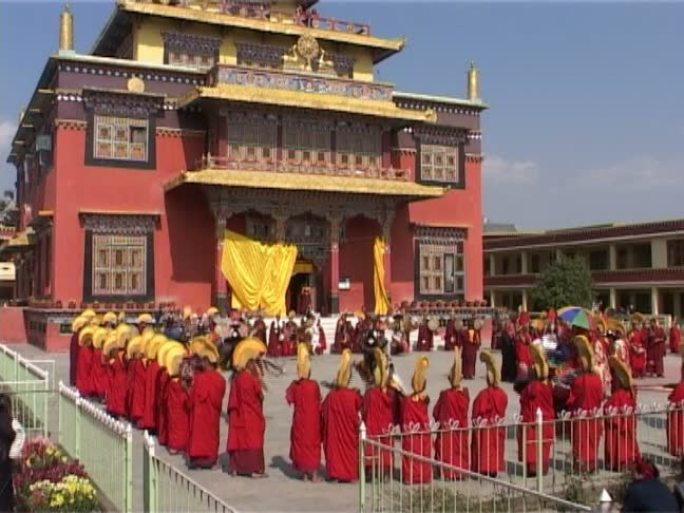 查姆舞西藏藏族舞蹈民族特色