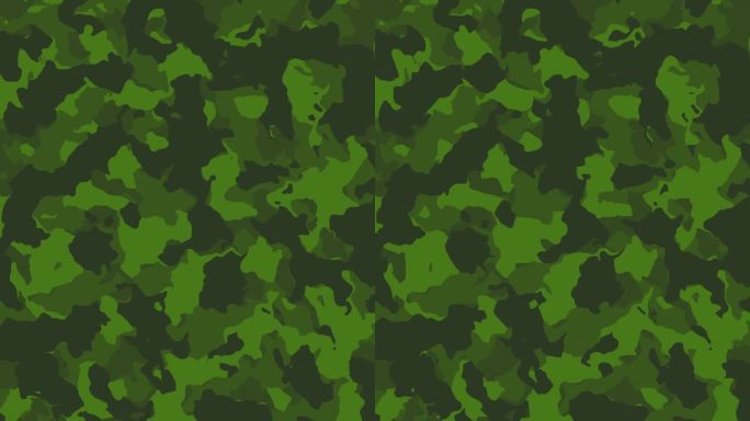 垂直彩色美军和军用数字迷彩织物纹理背景。库存视频拷贝空间