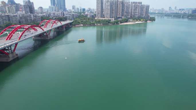 柳州水上公交航拍