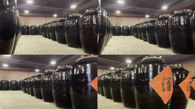 酒坛子酒窖素材