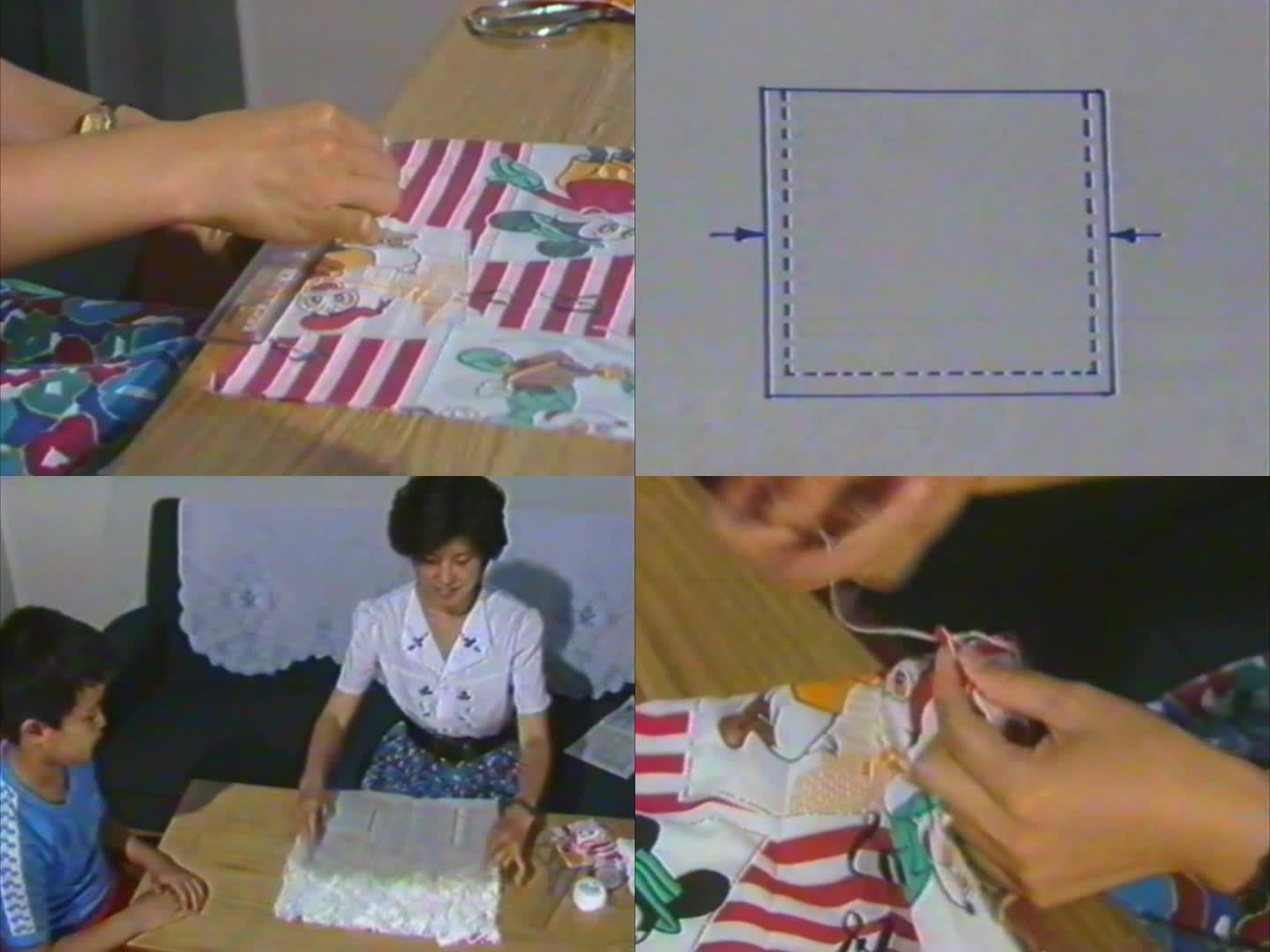 八九十年代教室桌椅缝椅垫劳动