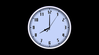 时钟指针走动加速转动ae模板