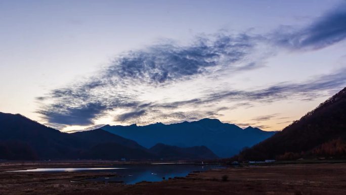 大九湖晚霞15秒