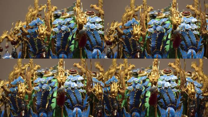 中国古代华丽的皇后帽明朝