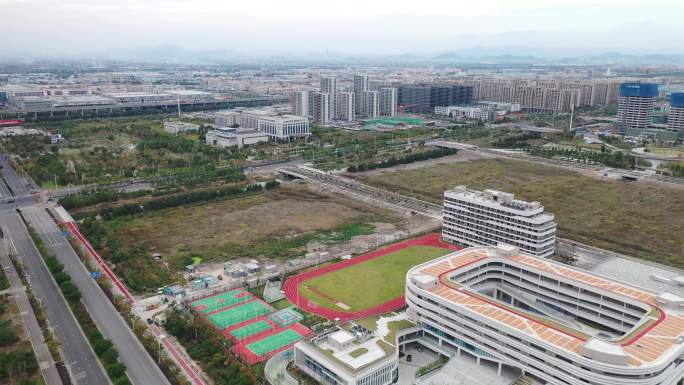 台州湾新区航拍视频素材