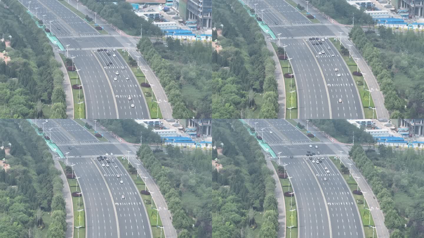 4K 航拍 济南 城市空境