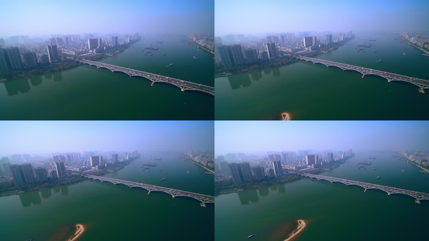 4k航拍清远城市发展视觉