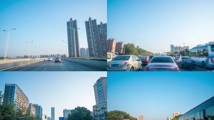 长沙城市道路延时摄影第一视角